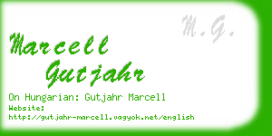 marcell gutjahr business card